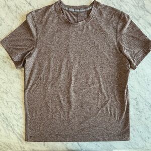 Lululemon Mens Heathered Brown T-Shirt - Size M